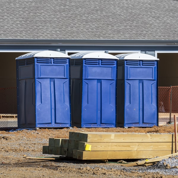 is there a specific order in which to place multiple portable toilets in Calipatria CA